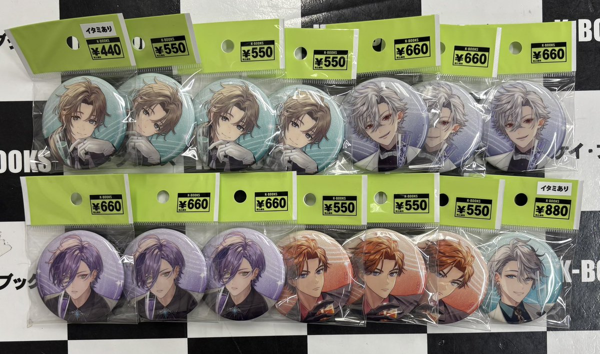 入荷情報】 にじさんじ にじネイル Shiny ランダムグリッター缶バッジ