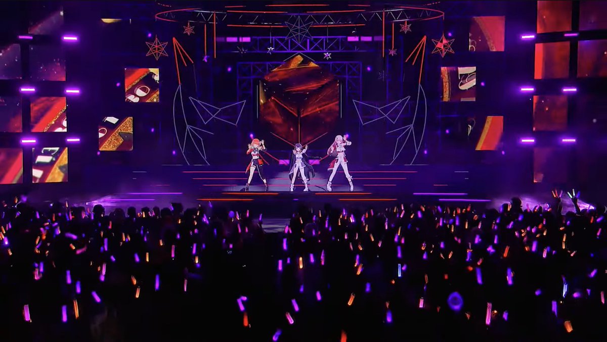 hololive_En's tweet photo. 🎉hololive English 4th Concert -Serendipity-🎉

The 4th concert starts with a Myth medley starring hololive English -Myth-!
What a way to kick off the first day! 

🎟️Tickets
https://t.co/4qfAD1hEHP

Share your own screenshots and thoughts with #holoSerendipity!💬 https://t.co/ssRKHHGdRj