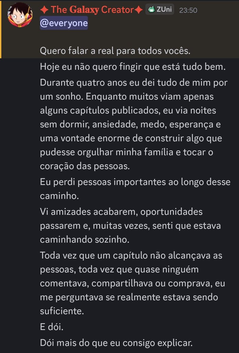 Ilustrador007's tweet photo. Queria pedir que todos lessem esse texto até o fim. Em muito tempo, que abro meu coração e conto como realmente tenho me sentido. https://t.co/gVmbA6cwKB