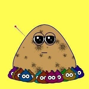 Nullhazeee's tweet photo. Cargan demasiada responsabilidad sobre mi cuando la última vez que cuide a mi Pou se veía así https://t.co/BdAee0ogdt
