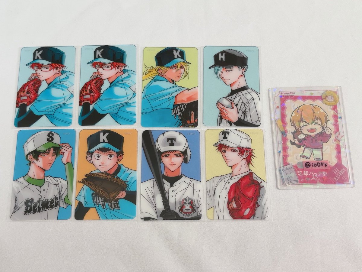 io05x's tweet photo. 【交換 譲渡】

忘却バッテリー クリアカードコレクション ジャンプショップ

譲 ⟡千早 ⟡藤堂 ∗桐島 ∗当 津田 山田 国都

求 要、定価+送料

⟡は交換のみ、∗は譲渡の際無印同数
お気軽にお声がけください🍀 https://t.co/wPylfRGT37