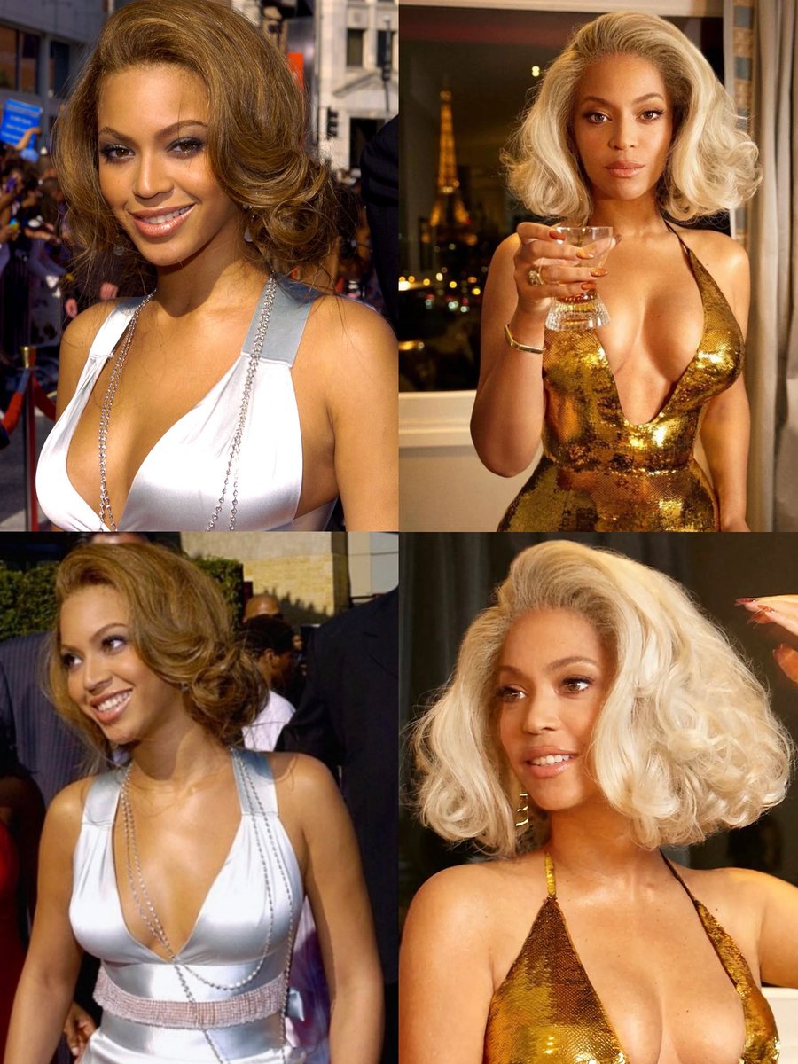 chelseasandrax's tweet photo. These photos are 20 years apart, Beyoncé has really aged so gracefully. https://t.co/3ogGKBXxrx