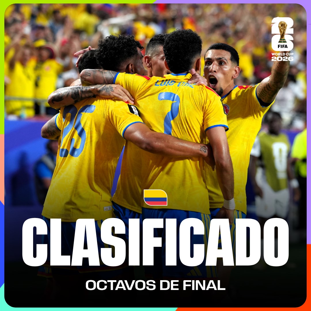 fifaworldcup_es's tweet photo. ¡La Selección Colombia clasificada y lista para enfrentar a Suiza! 🤩

#CopaMundialFIFA