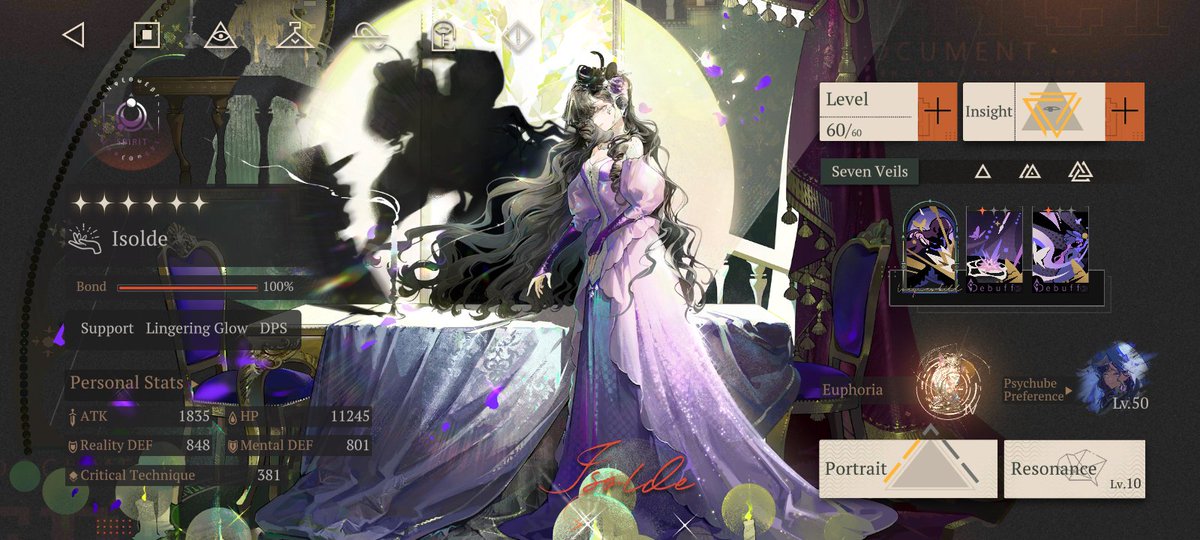 Memeemolly's tweet photo. Enigma chegou no jogo por isso estou atirando no banner da Isolde. ✨ https://t.co/TDb0qynYyL