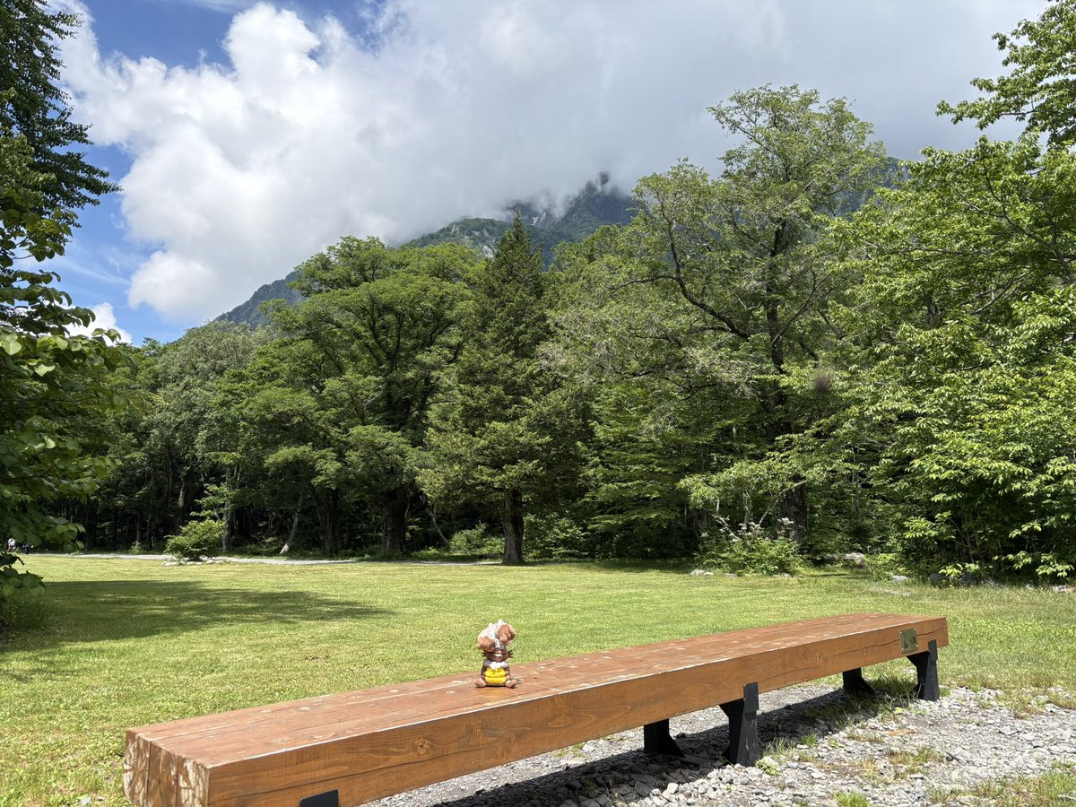 kong_715's tweet photo. ホルードと往く、上高地 https://t.co/H0YBc8glQj