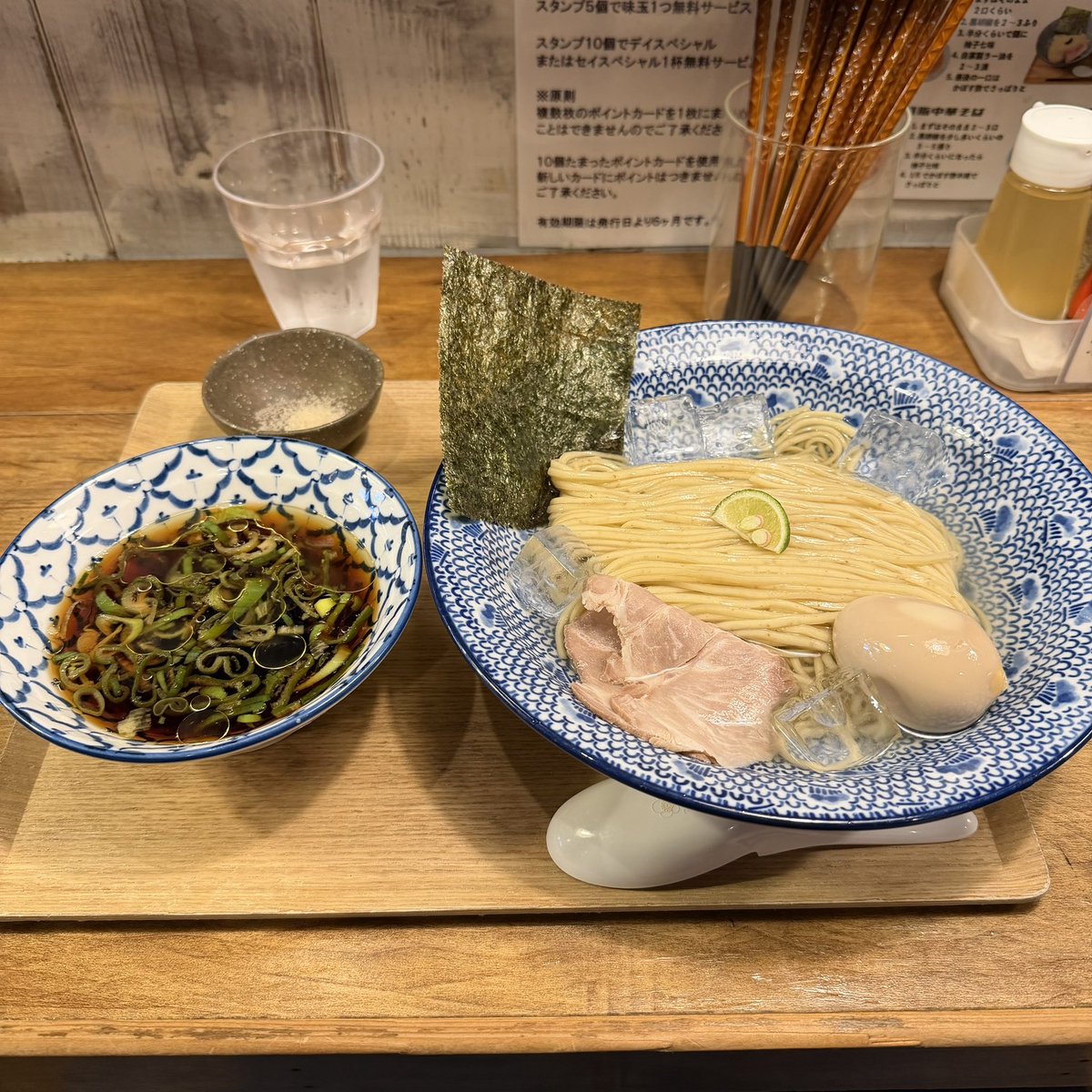 te_non's tweet photo. デイトセイ 高田馬場

「冷製」昆布水つけ麺

美味しいでんな😊 https://t.co/UqwqfuVEQM