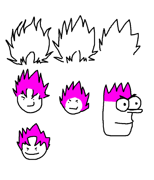 littleloaf2's tweet photo. goku black hair practice before I go back to the magma, yeah that's not happening anytime soon https://t.co/YiGvmoYlmv
