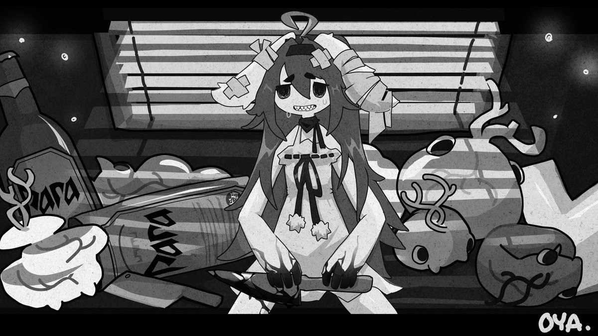 OyatsuChanVT's tweet photo. Nervous parararara 🩵

#parasiART https://t.co/wB5OwD8oNW