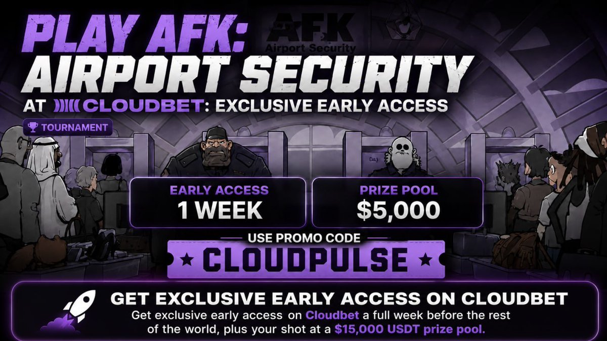 CryptoHagridd's tweet photo. I like that @Cloudbet is offering the game a full week before everyone else. That's a nice incentive to give it a try. https://t.co/zIGpyeWWRr