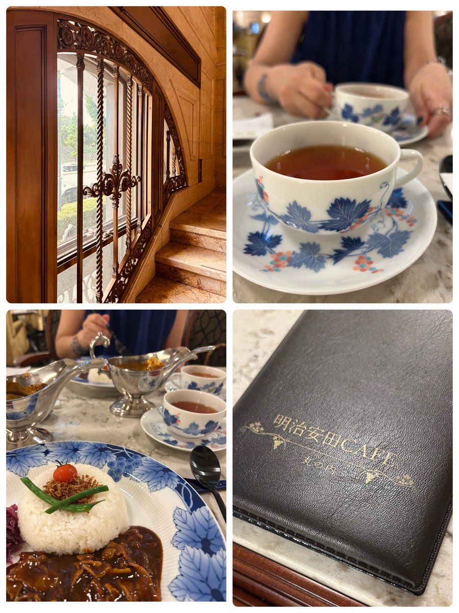 Pamelanlan's tweet photo. ライブ前に明治安田館の建築を見学し
1階のカフェでランチ
器も建築も美しい✨ https://t.co/bkv2QIx69B