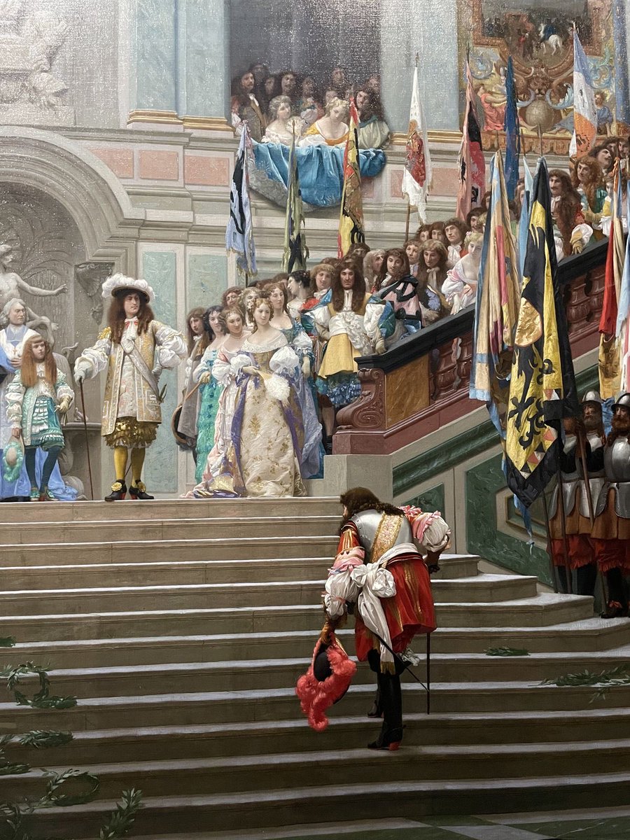 LSunaa732's tweet photo. Réception du Grand Condé par Louis XIV https://t.co/o13TkBeRNC