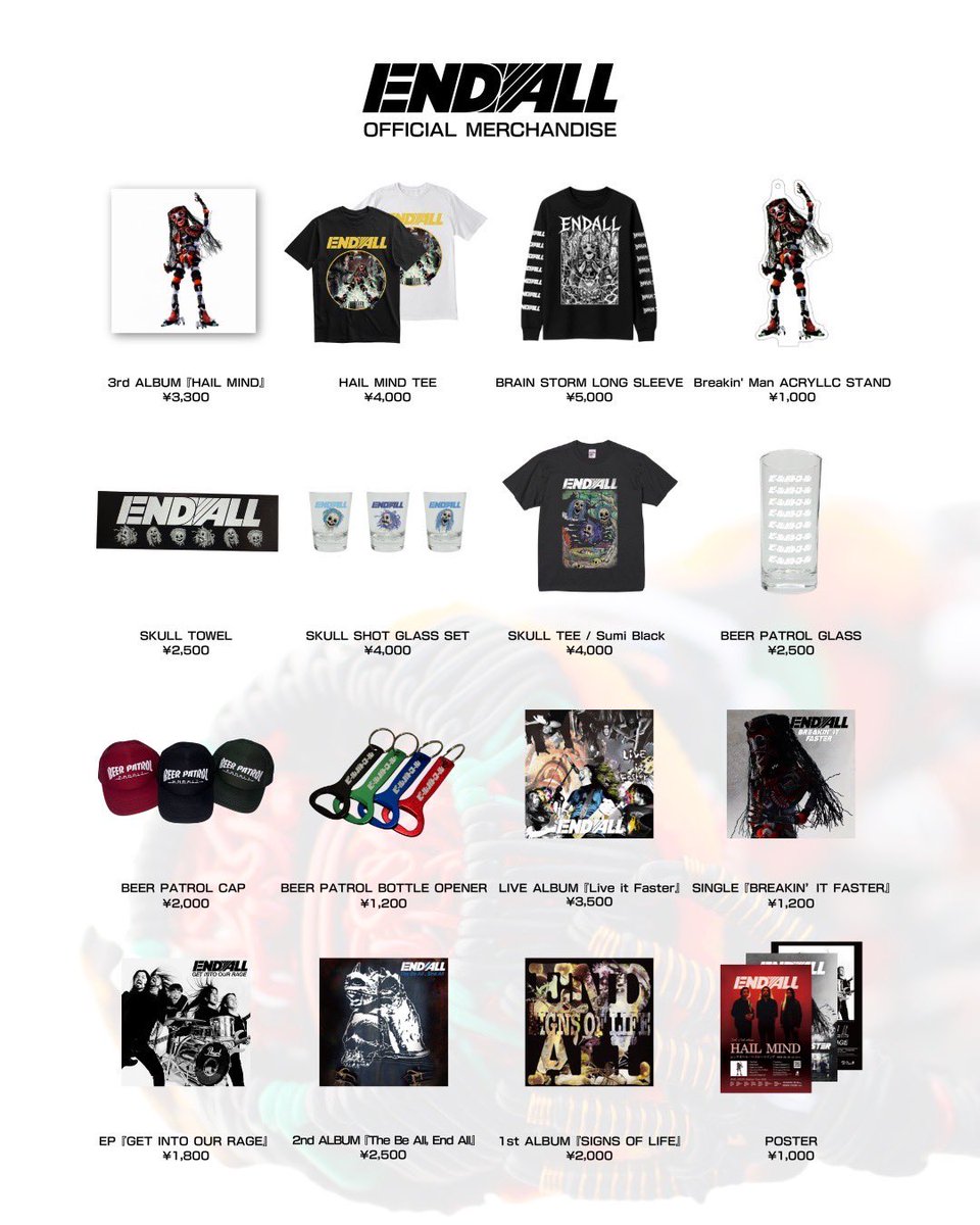 beerpatrol2022's tweet photo. レコ発ツアー最新マーチ💁‍♂️
7/4渋谷CYCLONEより発売開始！

🤘"HAIL MIND" Tシャツ
🤘"Brain Storm" ロンT
🤘"ショットグラスセット"
🤘"Breakin' Man"アクスタ
🤘"HAIL MIND" CD 🚨会場限定特典有！
　
※TシャツとCDはセットでお得🉐
その他詳細は会場にてご確認下さい。
7/4 18:00〜物販販売開始！ https://t.co/N3bUS6Nt65
