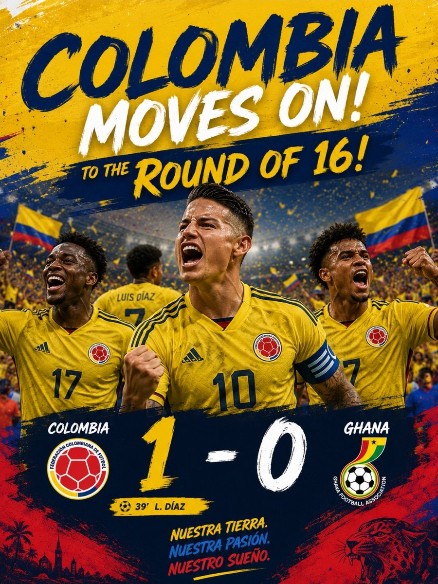 TimeisNow202020's tweet photo. Vamos Colombia!!!!! https://t.co/MfjEa5mPBJ