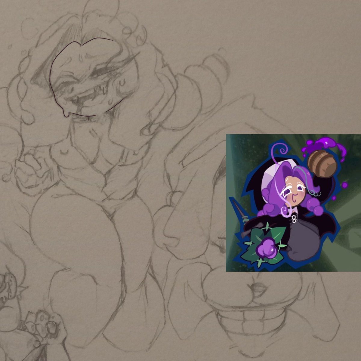 D4MNP0RNST4R's tweet photo. ིྀSIN TERMINAR/apenas delineado
Bueno, tardare unos días en esto. 

#cookieruncrumble #grapevinecookie #cookierun https://t.co/JyQj8sXd6K