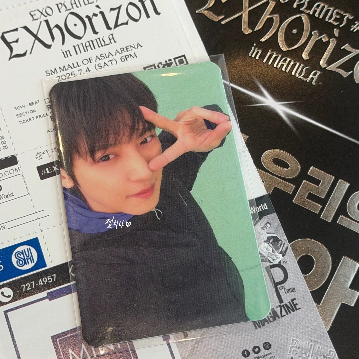 nlm9tt's tweet photo. want to buy exhorizon in manila pc benefit 
Exhorizon in Manila Exclusive Photocard
Buy ⭕️

Please dm me 🥺

#EXhOrizoninMANILA
#EXO https://t.co/nkmts2D4JR