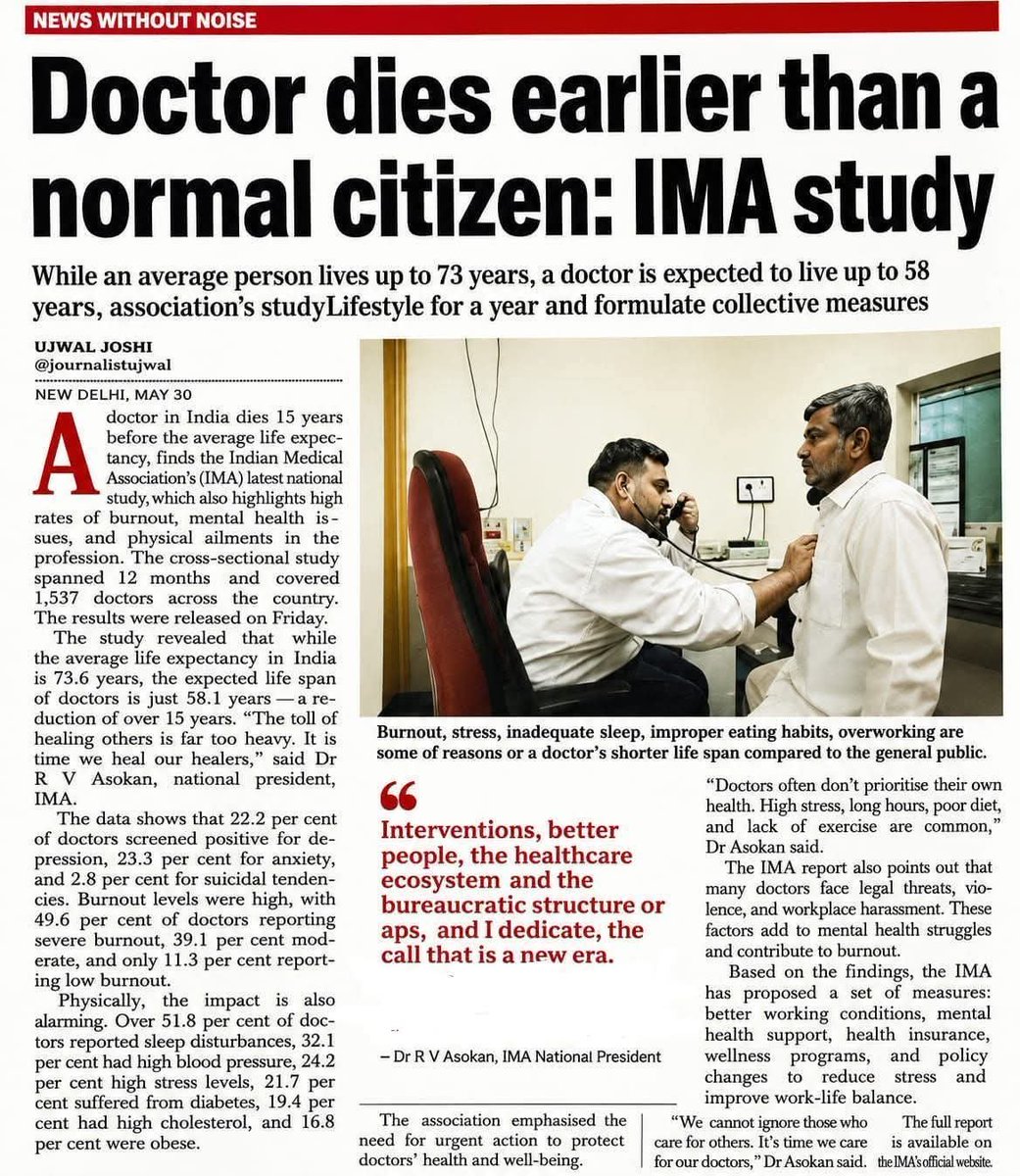 jagchat01's tweet photo. Doctors are unhealthy; majority ravaged by the very diseases they promise to prevent with their wares. A study on the health of their family members will also be eye opening. The profession is killing itself and its own unable to see beyond the deception. https://t.co/FGTruW0guR