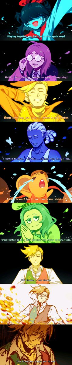 Arain825's tweet photo. #deltarune #deltarunechapterfive 
Thank you for watching my dream. https://t.co/XaSQkgJnWd