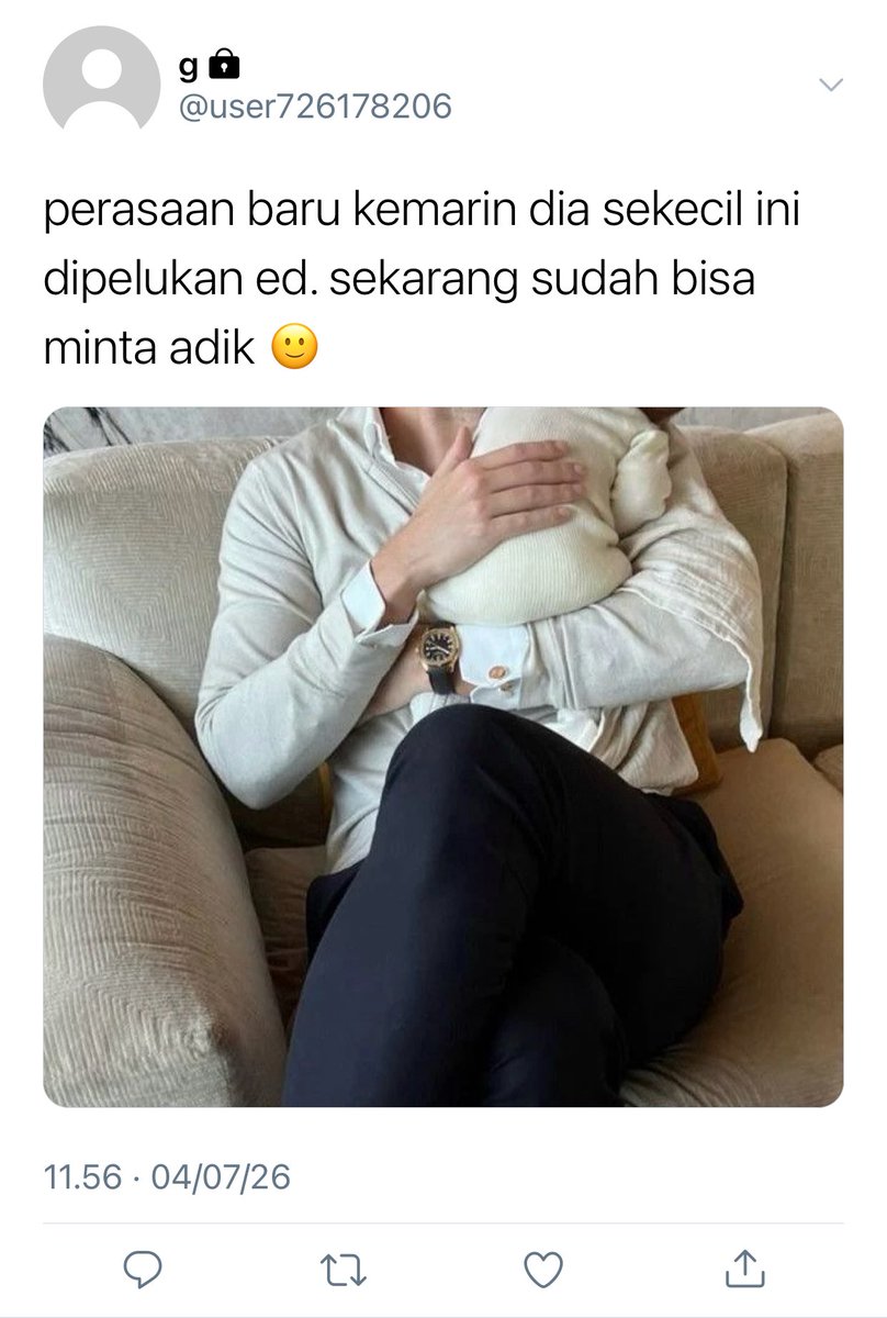 novesainz's tweet photo. russtappen one tweet au

pov jadi anaknya edgar sama gino (part 5) https://t.co/B9diUUGJWh
