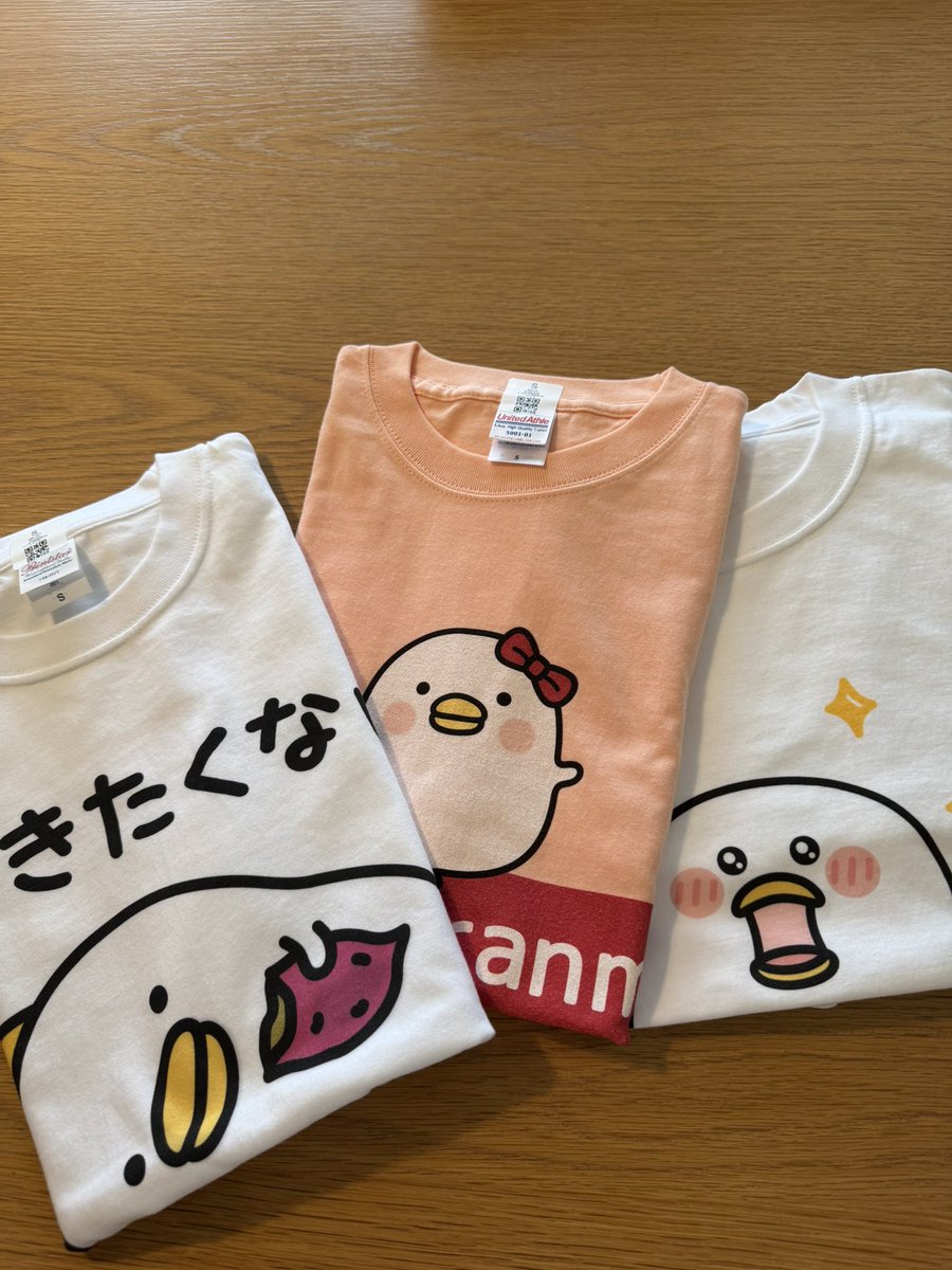 MiciCotter's tweet photo. むふー
LINEスタンプで昔からドはまり
してるうるせぇとりのTシャツを
おっとさんが３人分買って
くれました（笑）
画面向かって左のは私
真ん中は母で右はおっとさん😆
もちろん部屋着です♪

#うるせぇとり https://t.co/iGi7im94Yg