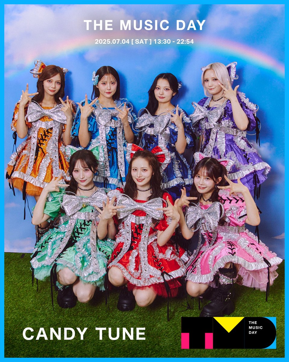 musicday_ntv's tweet photo. 【CANDY TUNE】のバックステージフォトを公開📸

🪩THE MUSIC DAY 2026🪩
まもなく生放送！ぜひご覧ください🎤🎶

@CANDY_TUNE_ https://t.co/cRtD4RO64o