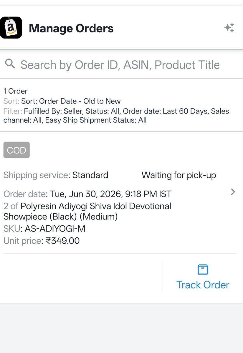 vidit_74's tweet photo. @amznsellerhelp @AmazonHelp @amazonIN where is the delivery guy till date? Why this order not picked up yet since 30th of June?! https://t.co/LQqgsRA1oR