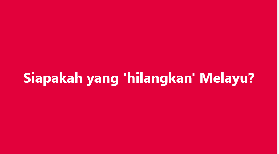 SinarOnline's tweet photo. Siapakah yang 'hilangkan' Melayu?
Sekiranya Tun Dr Mahathir masih jadi PM, apakah dia setuju dengan surat terbukanya yang terbaru? Dia menggesa orang Melayu undi siapa sahaja asalkan calon Melayu.
ARTIKEL: https://t.co/T4O5QoZER8
#SinarHarian #politik #Melayu #PRU #TunM