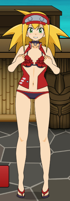 MegaRockCockX2's tweet photo. Got to play strip poker with Roll... her swimsuit here looks familiar. https://t.co/qsL6mhMQ5G