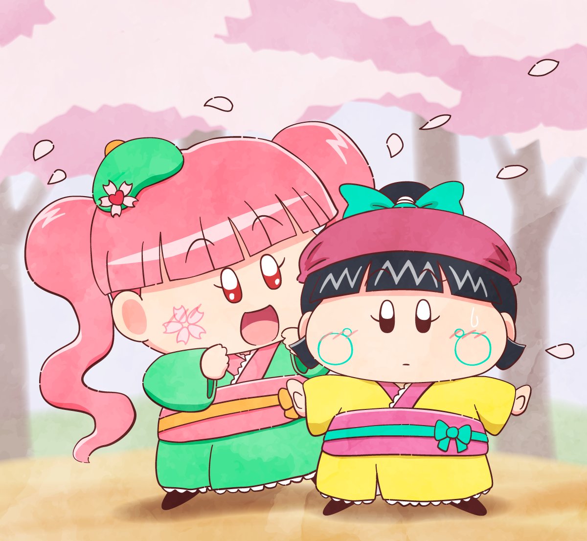 🍓いちご🍓さん（@takiichi01）のオリフェ・サクラちゃんを描かせて