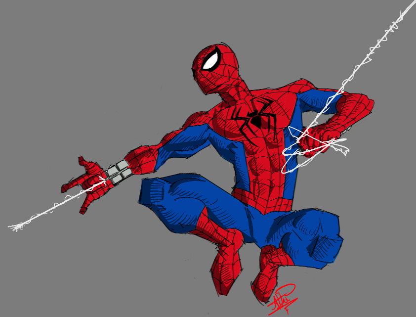 Laddu1712's tweet photo. brand new day #spiderman #marvelcomics #art https://t.co/9hvsyrOFFd