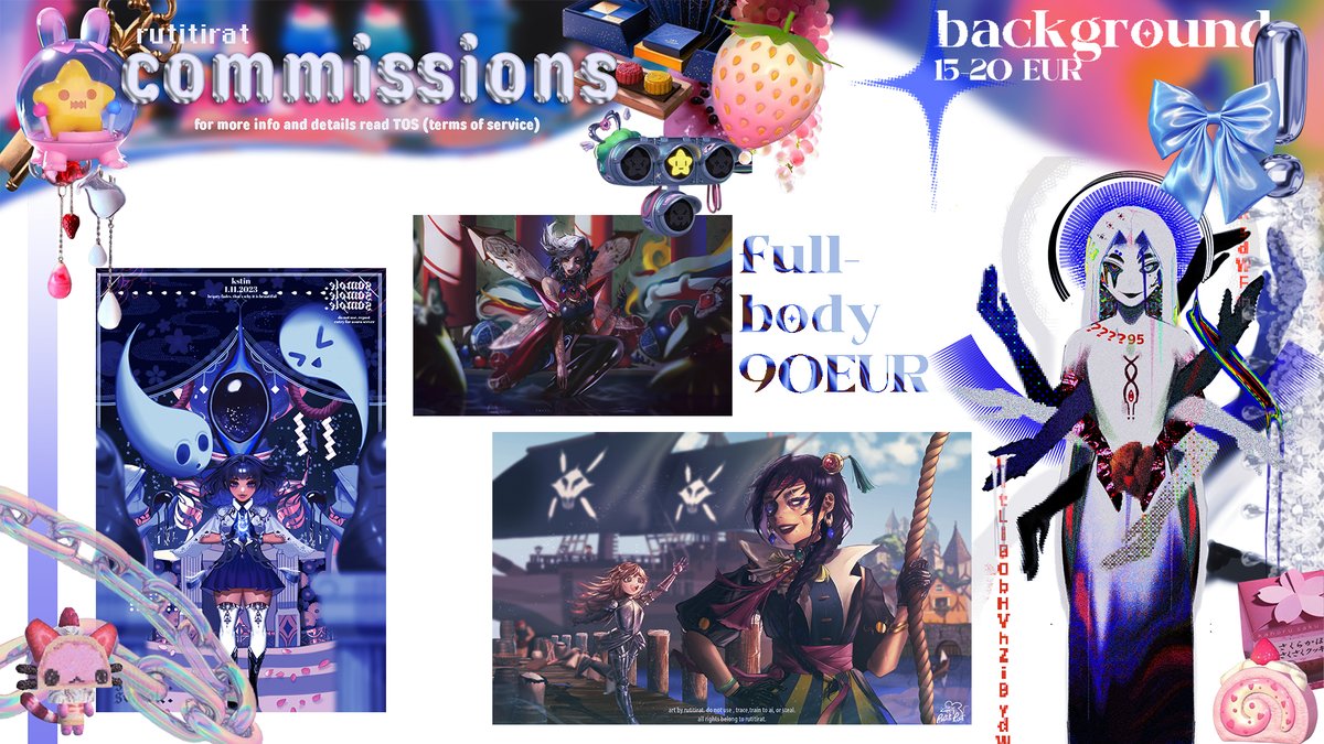 rutitirat's tweet photo. updated my commission info, most are avalible in vgen! i just don't have enough slots to put them all so please help me to get verfied! :3
https://t.co/jfJVKp1mQj https://t.co/5w4TltORF4