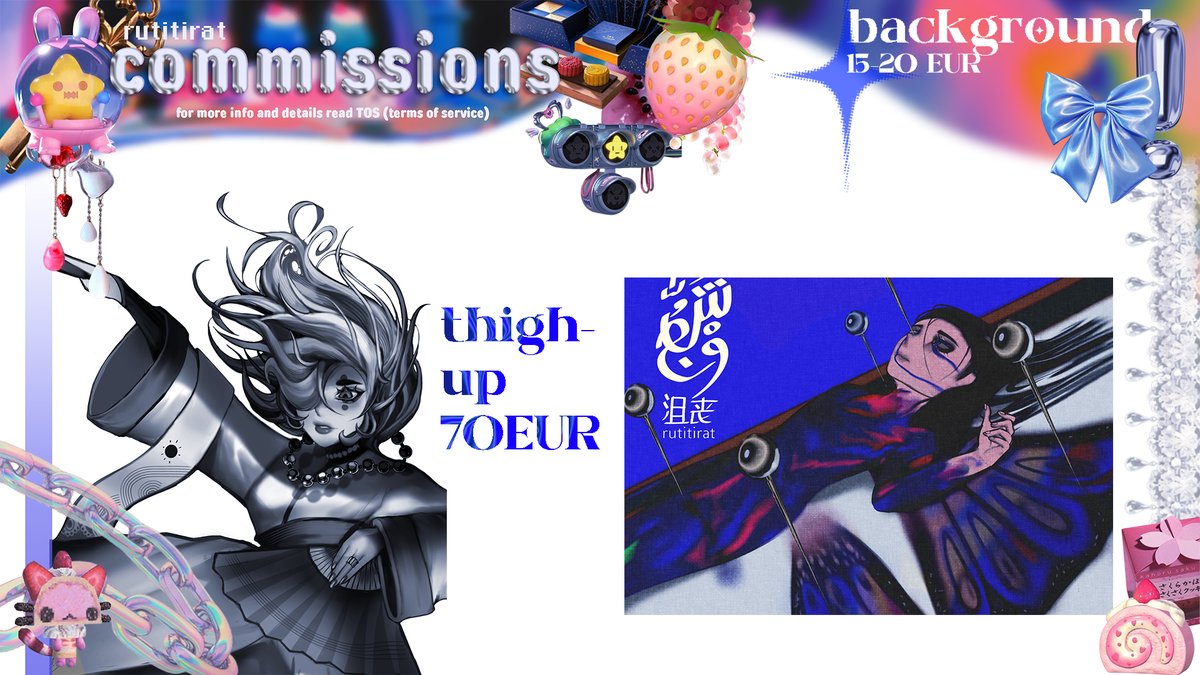 rutitirat's tweet photo. updated my commission info, most are avalible in vgen! i just don't have enough slots to put them all so please help me to get verfied! :3
https://t.co/jfJVKp1mQj https://t.co/5w4TltORF4