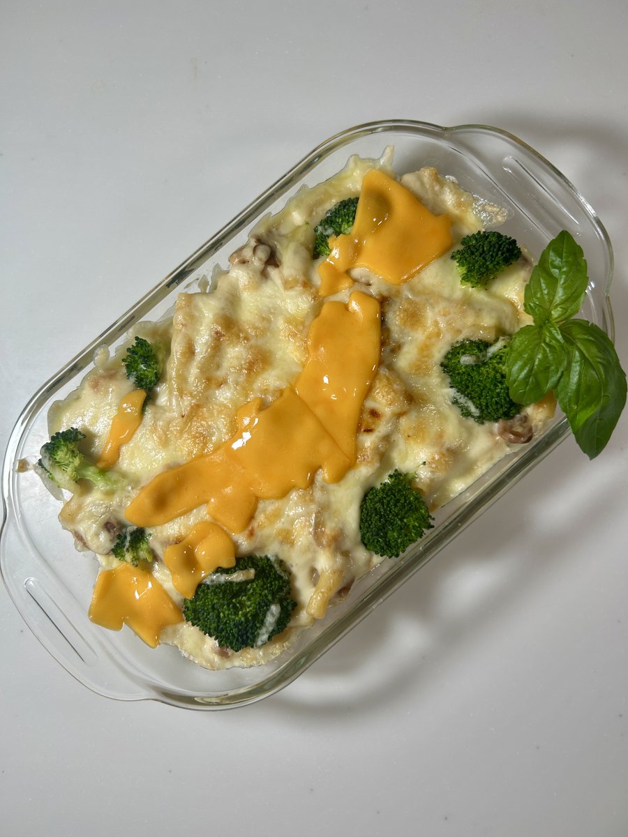 地ー図（チーズ）マカロニグラタンを作りました🧀