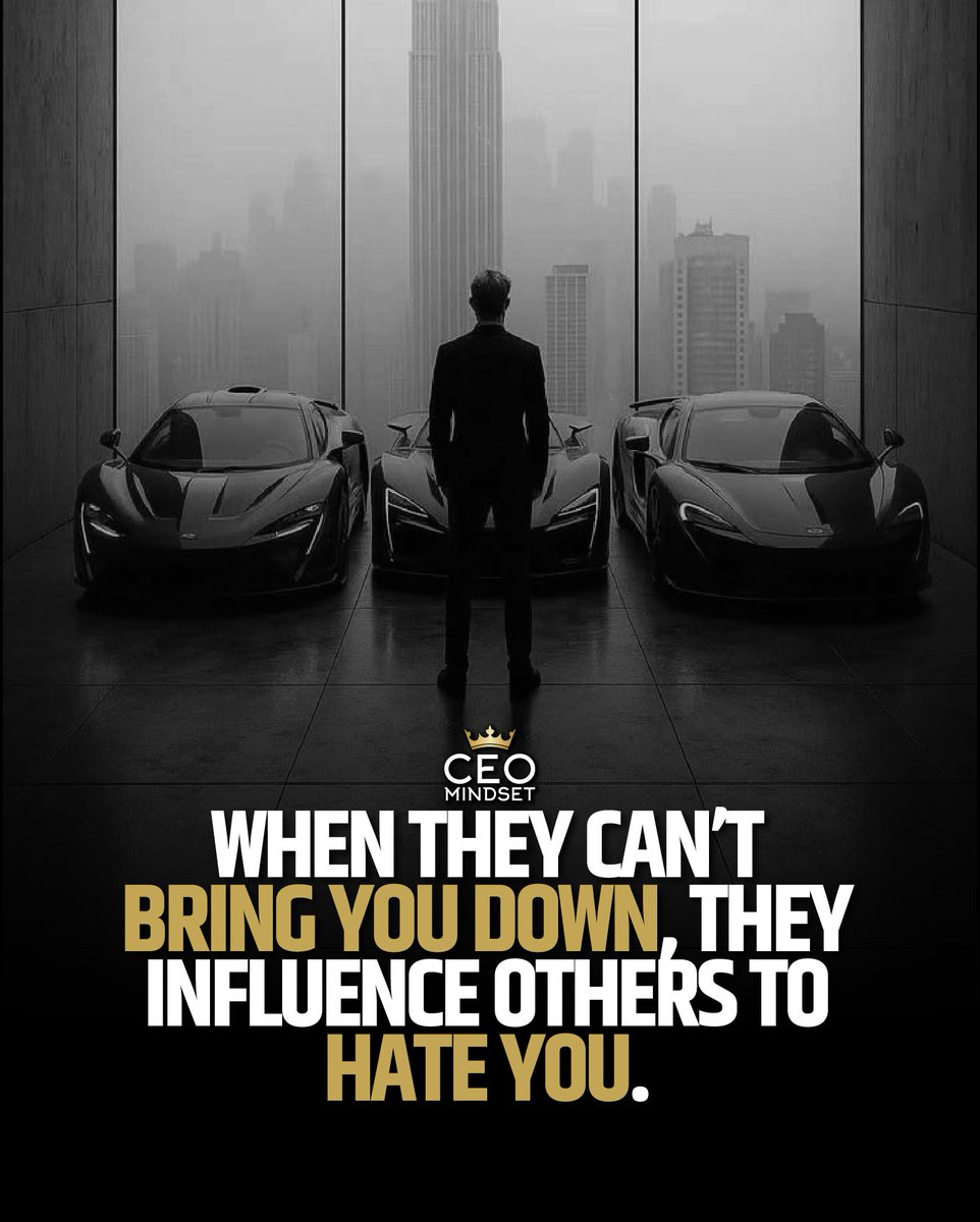 CEOMindsetX's tweet photo. They don't always attack you directly.

Sometimes they attack your reputation.
Sometimes they whisper instead of shout.
Sometimes they recruit an audience.

Stay focused. Character outlasts rumors. Results outlast opinions.

The people who matter will eventually see the difference.