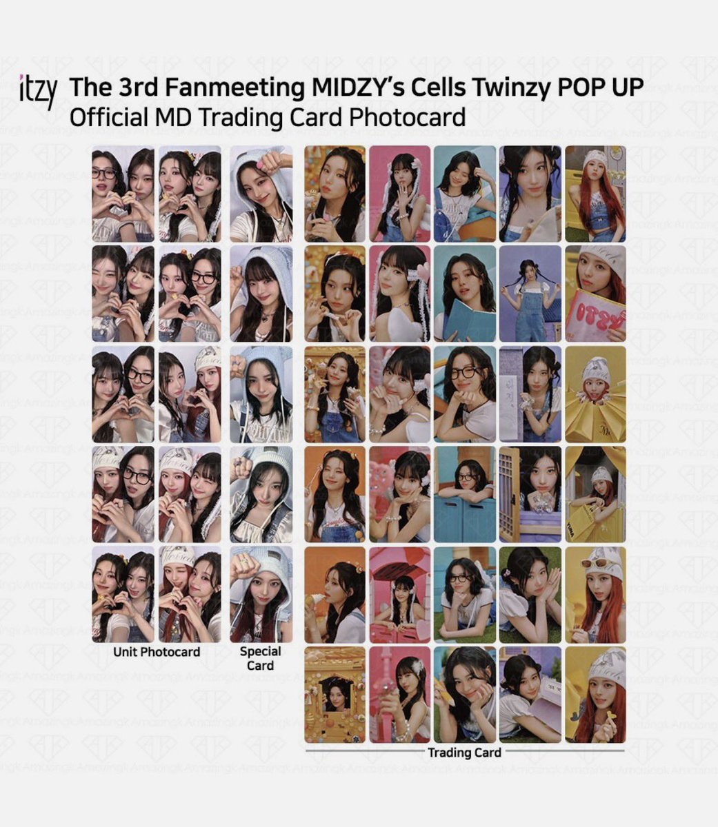 OngYoon_Shop's tweet photo. ✨ นัดรับหน้าคอน ตอนนี้ได้เลยค่ะ

Trading card MIDZY ‘S CELLS

ซองละ 200 / ได้การ์ด random 5 ใบ 

#ITZY_TUNNELVISION_BKK
#ตลาดนัดitzy #ตลาดนัดอิทจี #ITZY https://t.co/GpLEIC45q9