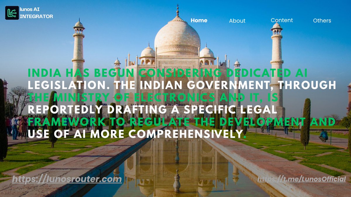 brave_teknologi's tweet photo. India mulai mempertimbangkan undang-undang AI khusus. Pemerintah India melalui Kementerian Elektronika dan TI dikabarkan mulai menyusun kerangka hukum khusus untuk mengatur pengembangan dan penggunaan AI secara lebih komprehensif.
#fyp #ai #coding #developer #lunos https://t.co/6pBaDZr1Lc