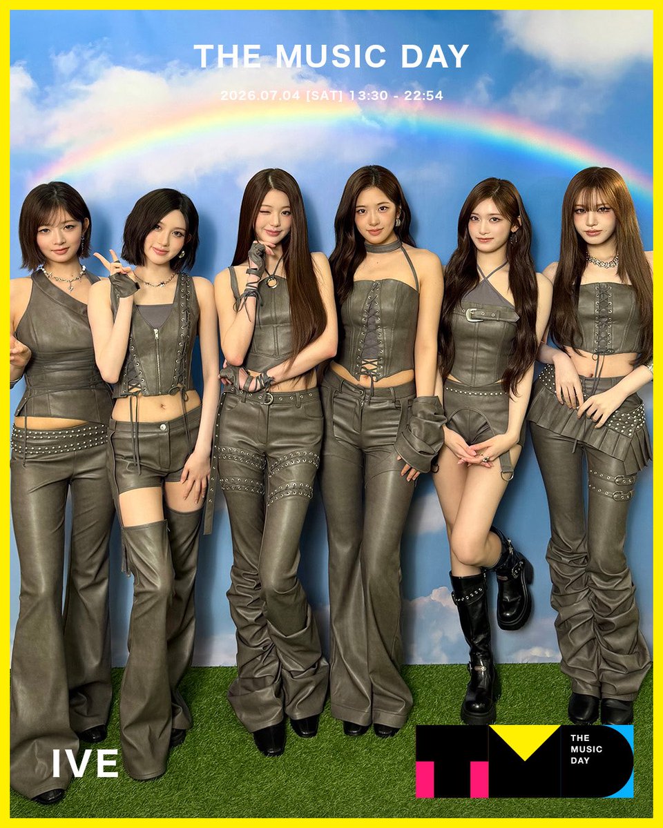THE MUSIC DAY / IVE 💖 1枚目左から、 レイ、ガウル、ウォニョン
