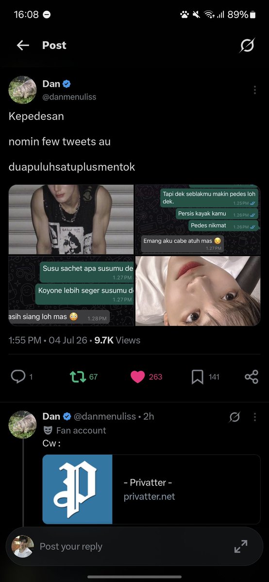 zathenaaa's tweet photo. @danmenuliss Done kakk 😔😔 https://t.co/NxOsXB4AmT
