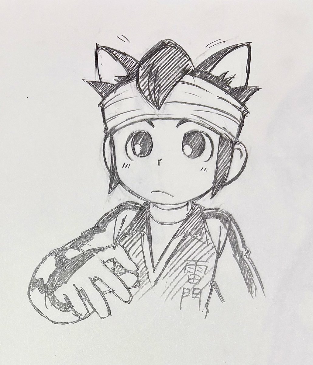 asayanen's tweet photo. 昔のスケッチブックが出てきたけど色々描いてるな…ネコ耳円堂さん。 https://t.co/yt1fe4zG7M