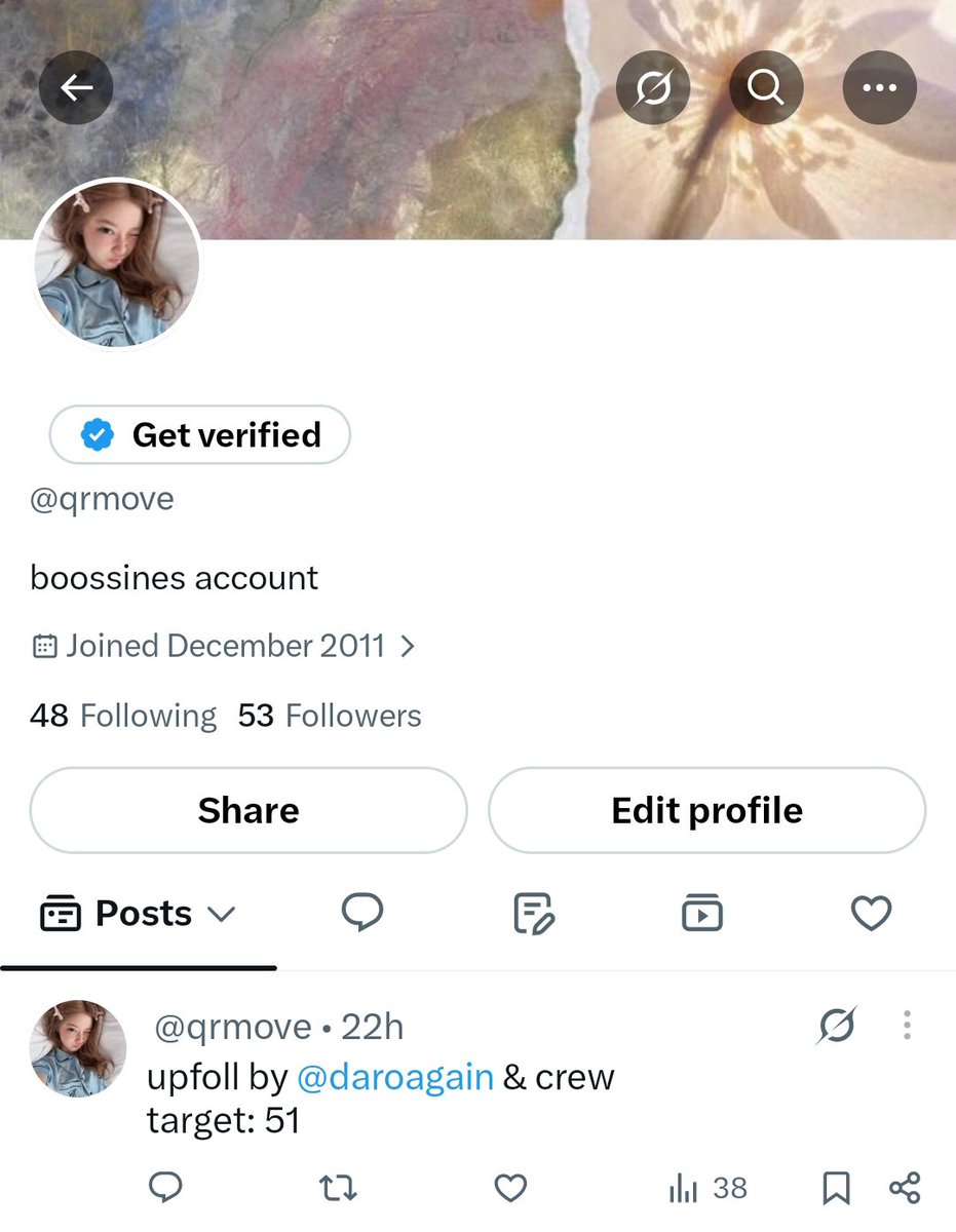 qrmove's tweet photo. upfoll BA JFB done by @daroagain's crew

start: 1
order: 50
target: 51
end: 53
bonus: 2

code, ﹫𝘴𝘸𝘢𝘯__𝘦 https://t.co/0dTNrNBqlW