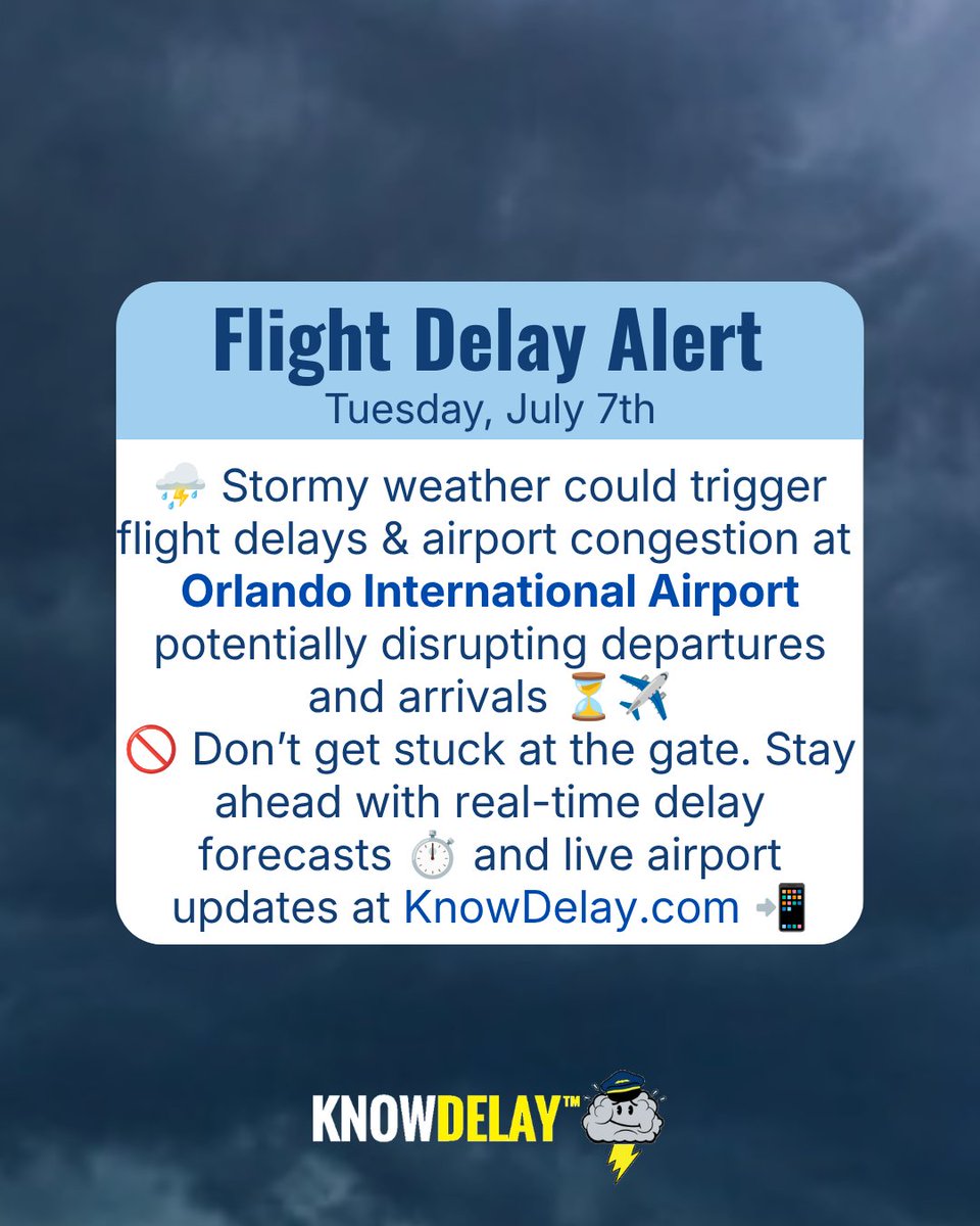 KnowDelay tweet picture