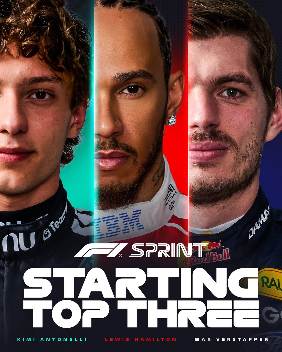 YakinFormula's tweet photo. Sprint yarışında kim galip gelicek?

Porno bağımlısı Antonelli 
Yahudi Mossad ajanı Hamilton
Kafatasını siktiğim Verstappen https://t.co/Md9ggQqPoZ