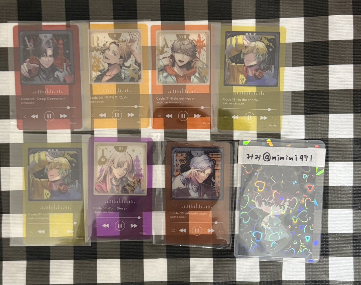 mimimi971's tweet photo. 【交換/譲渡】ブレイクマイケース ブレマイ パソソン第2弾 クリカ リアルフォト
譲)☆皇坂 須王 *樋宮 *壱川 御門 祠堂
求)恩田 定価(+送料)
都内手渡し 郵送。
☆譲渡は無印同数お迎えください。
検索からもお気軽にお声掛けください。 https://t.co/DM19PE47wu