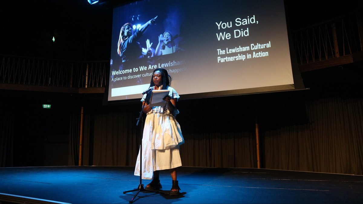 REMECentre's tweet photo. Was great to be invited down to the @WeAreLewisham  Cultural Summit at @TheAlbanySE8 to learn about new concepts &amp; initiatives in Lewisham.

Very informative presentation from Vicki Amedume CD &amp; CEO, about Lewisham's Cultural Partnership &amp; the Albany long history in Deptford. https://t.co/1tmLNx1wTt