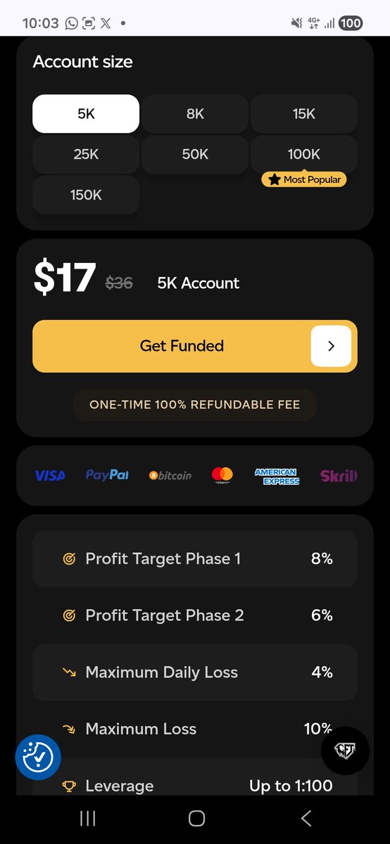 Nexuspipsfxriz's tweet photo. If $5k GFT account is not too small for you, like, retweet and comment here..

Follow @Fznation01
@Dexterity_001
@Qaazi_szn 
@Therea1caram3l
@PrayingMinstrel https://t.co/C9VjCDi7NJ