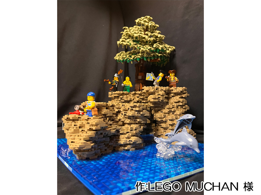 LEGO_Brickers's tweet photo. ビルダー：LEGO MUCHAN 様の作品「海賊が財宝を狙って何が悪い！」
海賊、お宝、崖、何も起きないはずはなく……

#LEGO #レゴ #ブリッカーズ https://t.co/cQfOio8MBP