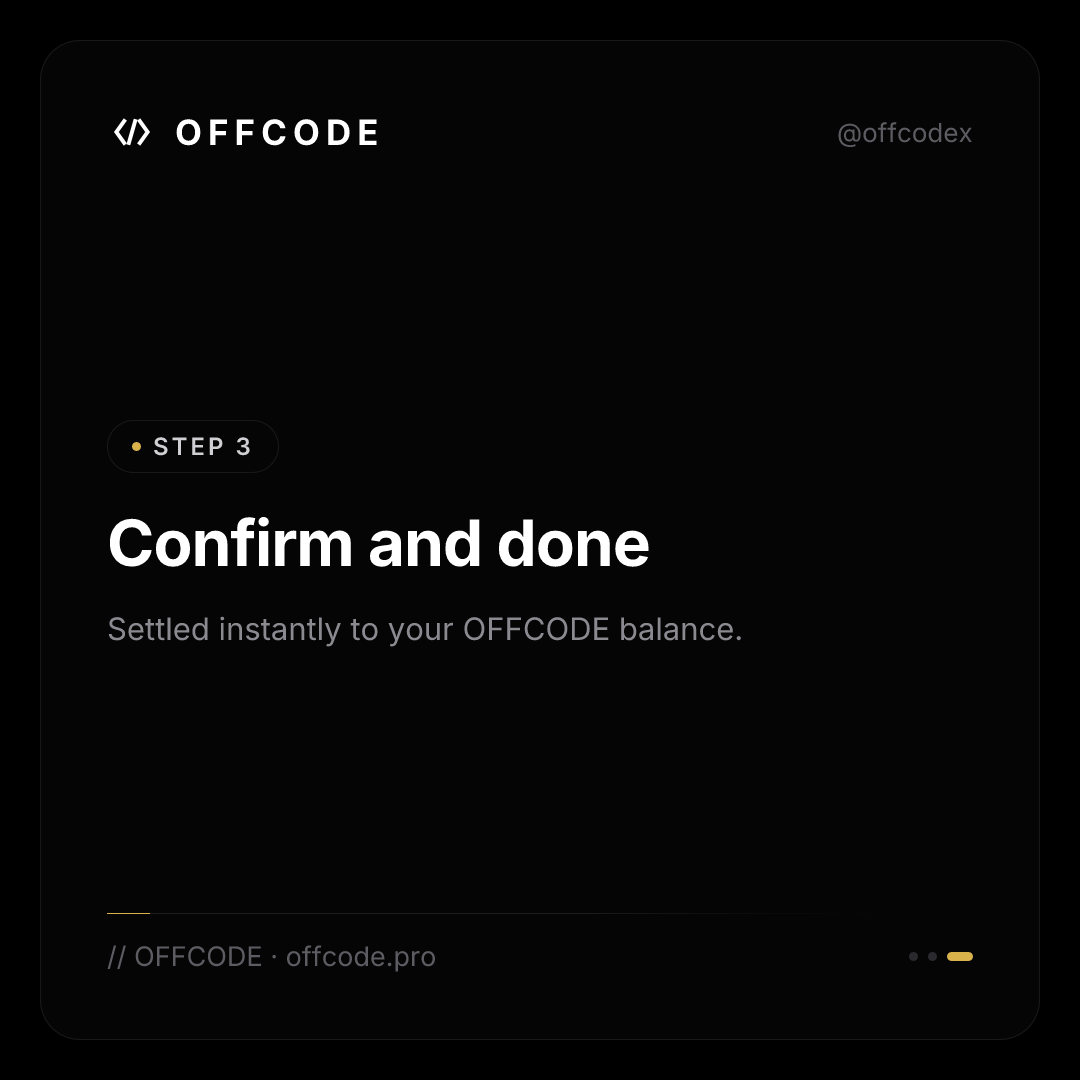 OFFCODEX's tweet photo. Swap 146 crypto assets on OFFCODE in seconds. See your 0.30% fee before you confirm. https://t.co/2BPdjAdpAS