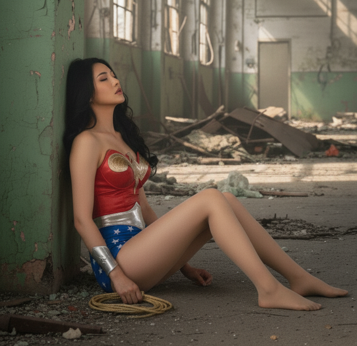 RYONABOSS458's tweet photo. Asian Wonder Woman debooted and in trouble

#ryona 
#リョナ  
#ティファ https://t.co/N4NVh62Ibh