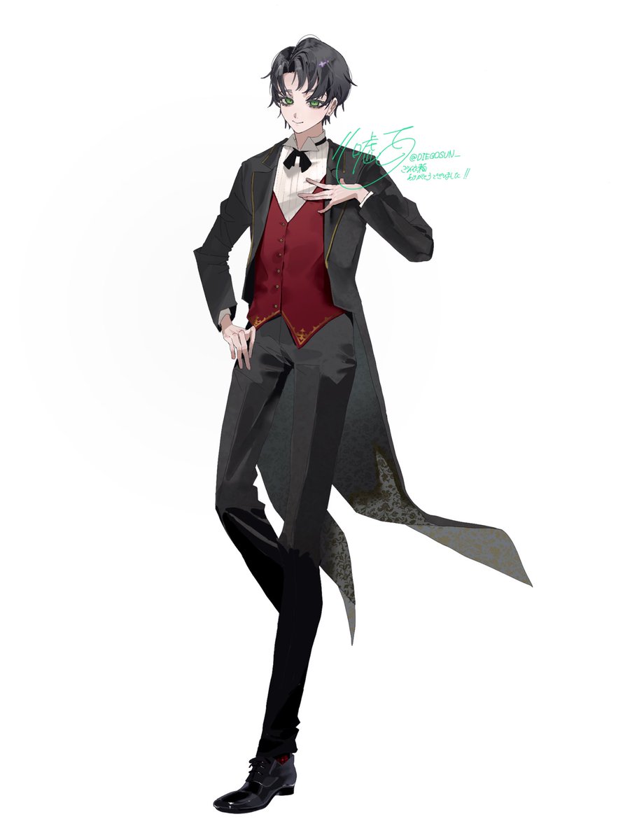 DIEGOSUN_'s tweet photo. #skeb
 TRPGの立ち絵を描かせていただきました！
ありがとうございました🍀 https://t.co/KxI76TnNDc