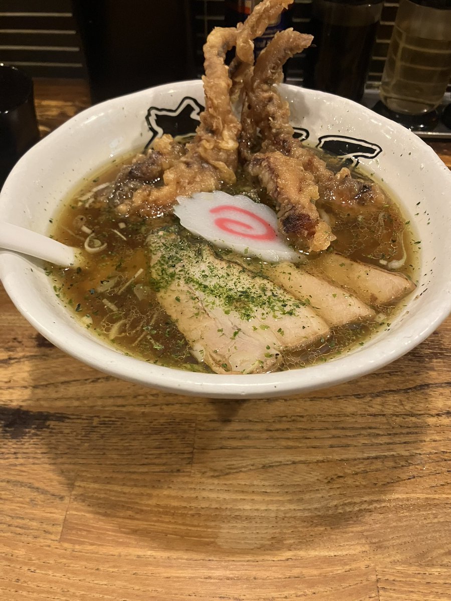 Tj_Panthers's tweet photo. 有頂天のゲソ天ラーメン結構いけるな🍜ᔦ≖≖ᔨ https://t.co/3sfxbnA1PX