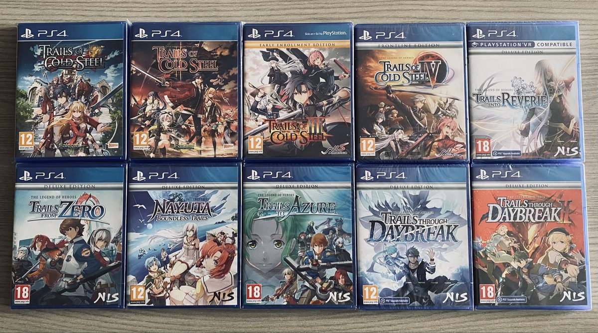 CarlosLH85's tweet photo. @NWeedle Estos de PS4/5 versiones en España de PS4. De PS5 se me colaron dos no retail https://t.co/R7fWU8lbRP